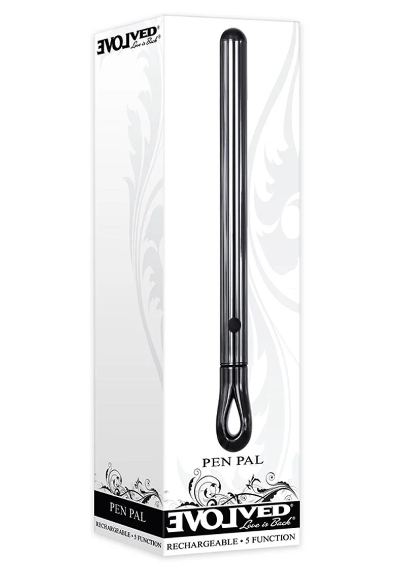 Evolved Pen Pal Rechargeable Stainless Steel Vibrator - Image 4