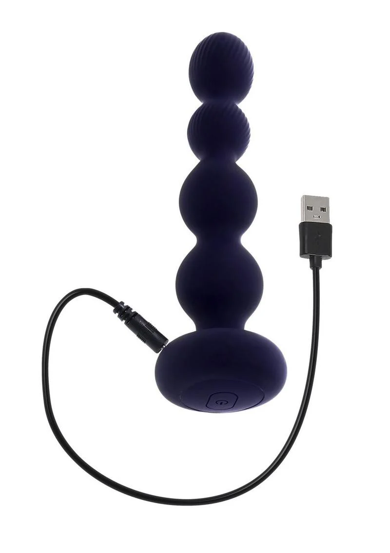 Evolved Pleasure Orbit Rechargeable Silicone Anal Beads - Image 3