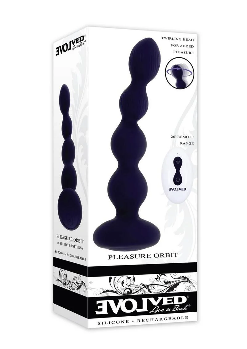 Evolved Pleasure Orbit Rechargeable Silicone Anal Beads - Image 4