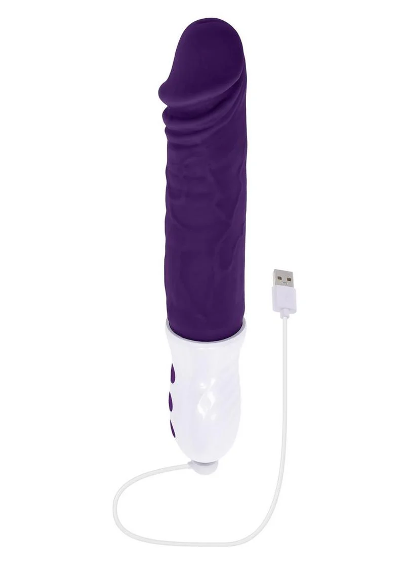 Evolved Plum Thrust Rechargeable Dildo - Image 3