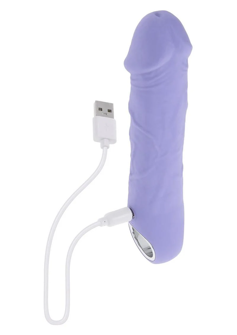 Evolved Purple Fantasy Silicone Vibrator - Image 3