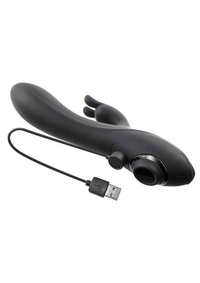 Evolved Rabbit Hole Triple-Stimulating Silicone Rabbit and Suction Vibrator - Image 3