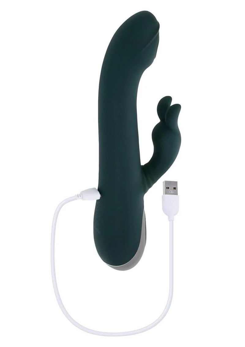 Evolved Rabbit Tap Tap Rechargeable Silicone Dual Vibrator - Image 3