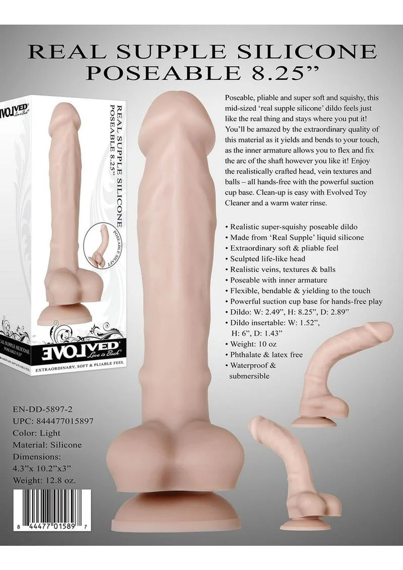 Evolved Real Supple Poseable Dildo - Image 10