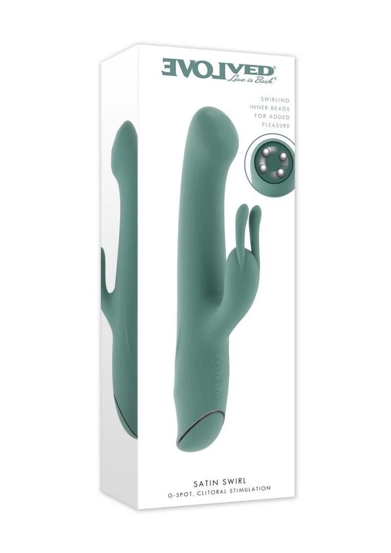 Evolved Satin Swirl Rabbit Vibrator - Image 4