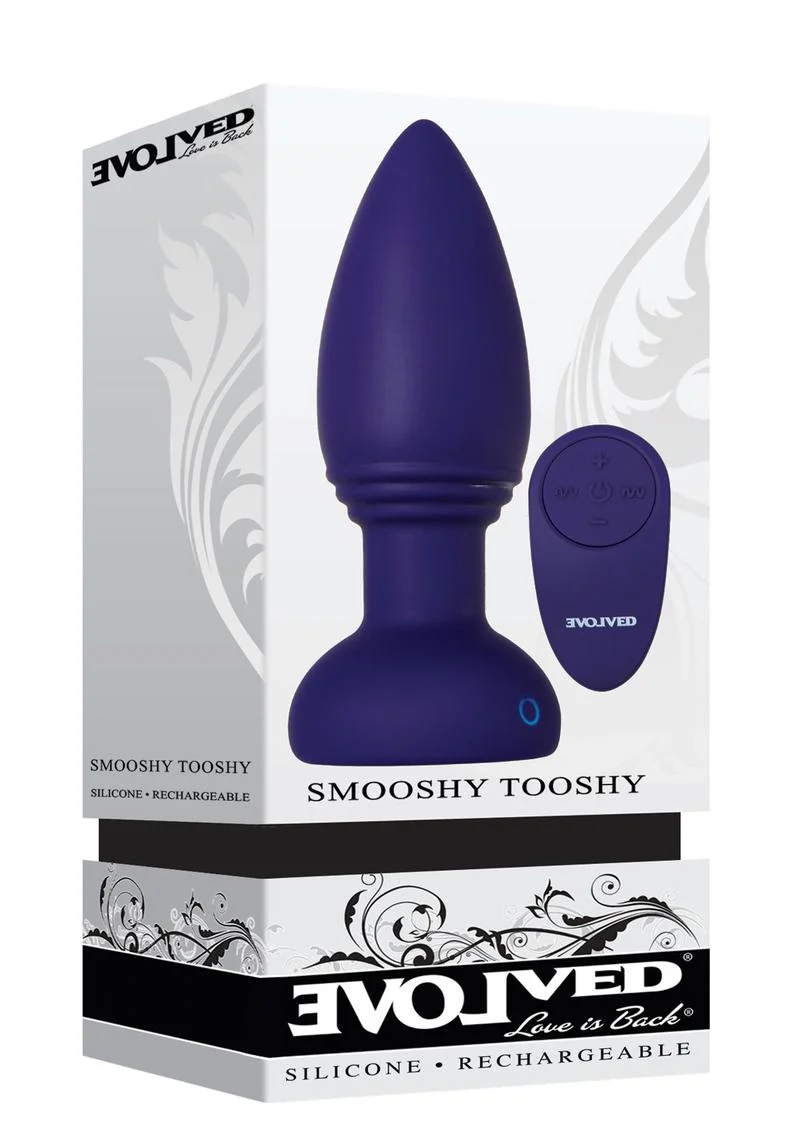 Evolved Smooshy Tooshy Rechargeable Silicone Anal Plug - Image 4