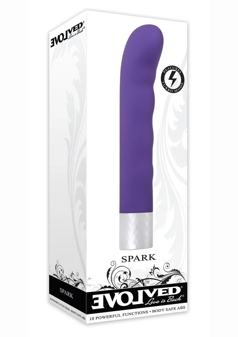 Evolved Spark G-Spot Vibrator Powerful Purple Pleasure Toy - Image 4