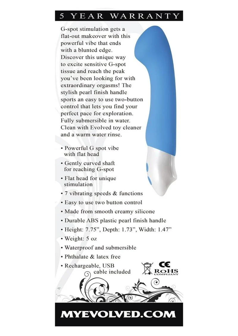 Evolved Tempest G Rechargeable Smooth Silicone G-Spot Vibrator - Image 3