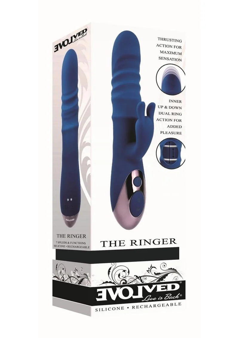 Evolved The Ringer Rechargeable Silicone Rabbit Vibrator - Image 4