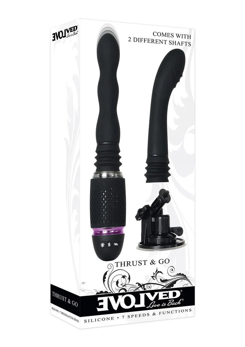 Evolved Thrust And Go Rechargeable Silicone Mini Vibrator - Image 3