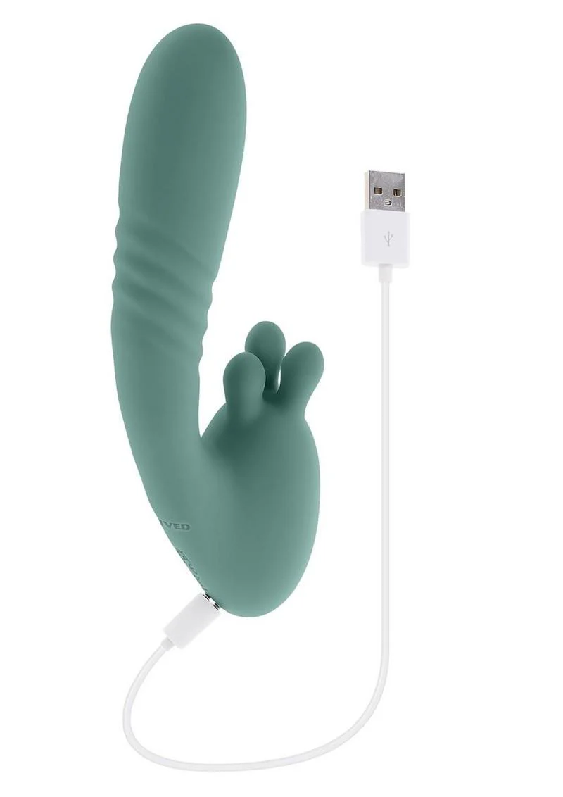 Evolved Thrust Into Ecstasy Rechargeable Silicone Rabbit Vibrator - Image 3