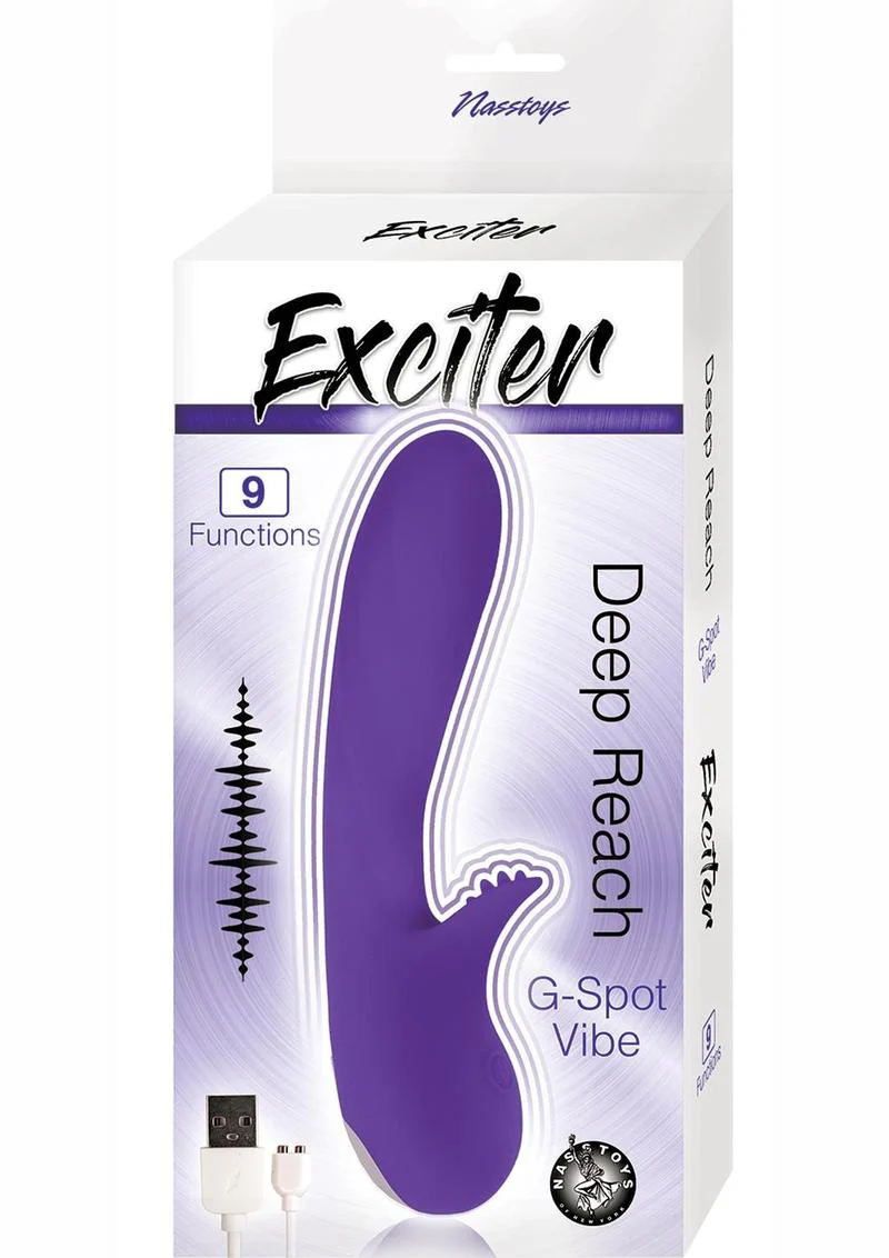 Exciter Deep Reach G-Spot Rechargeable Silicone Vibrator - Image 2
