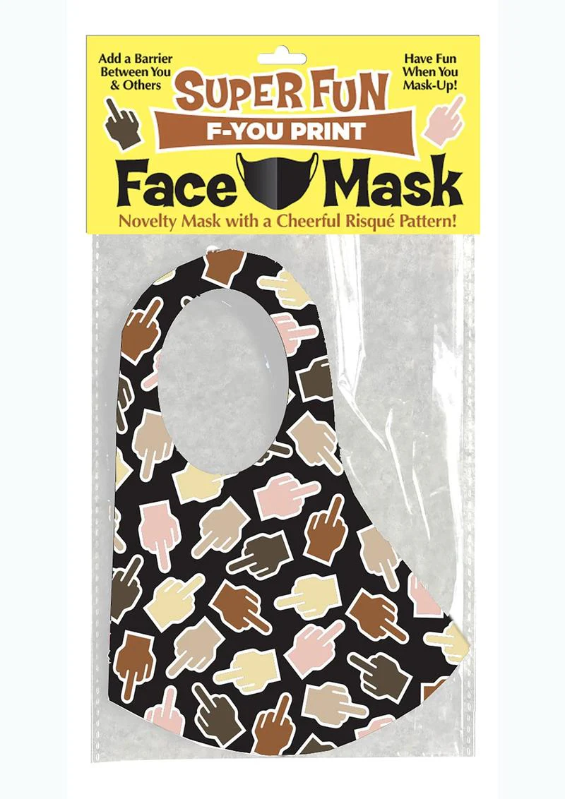 F-You Middle Finger Face Mask - Image 2