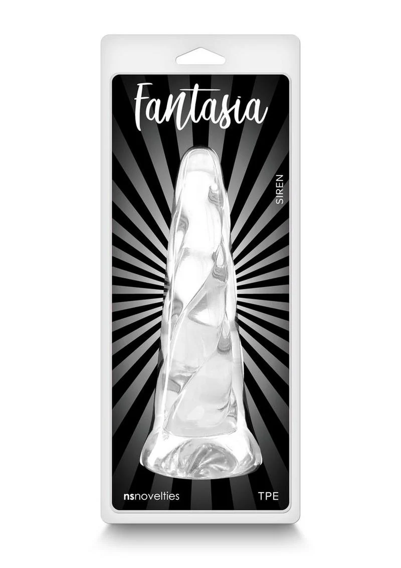 Fantasia Siren Flexible Clear Dildo - Image 5
