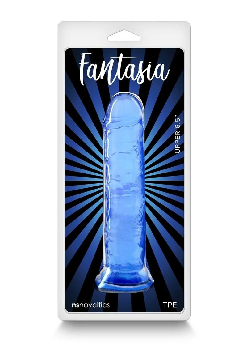 Fantasia Upper Smooth Designed Blue Dildo - Image 12