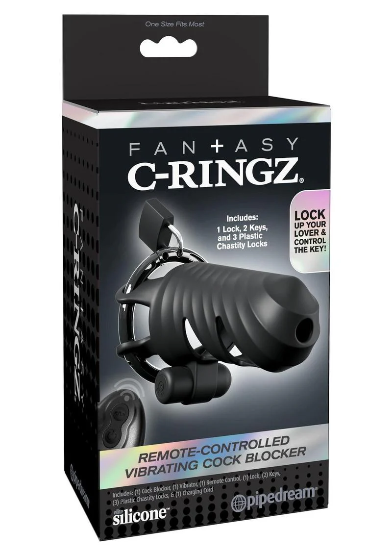 Fantasy C-Ringz Remote-Controlled Cock Blocker - Image 4