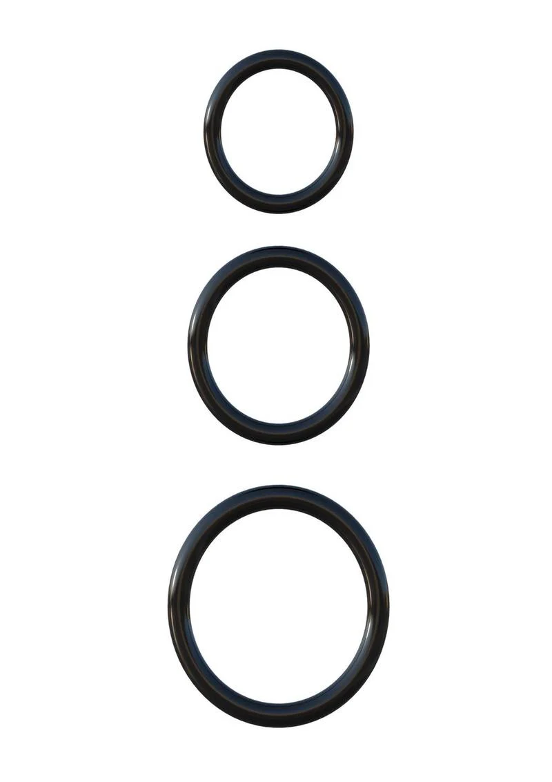 Fantasy C Ringz Silicone 3 Ring Stamina Cock Ring - Image 2