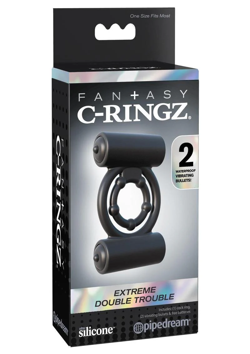 Fantasy C Ringz Silicone Extreme Double Trouble Ring - Image 3