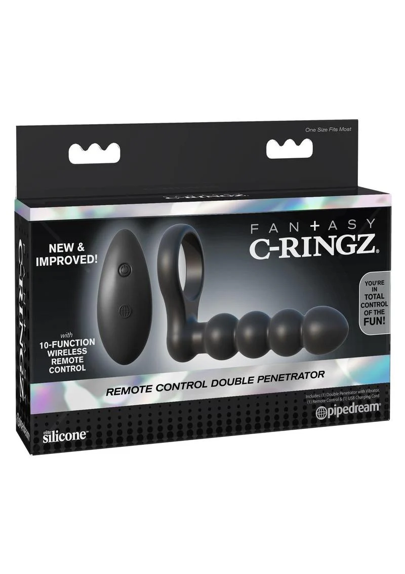 Fantasy C Ringz Silicone Remote Double Penetrator - Image 3