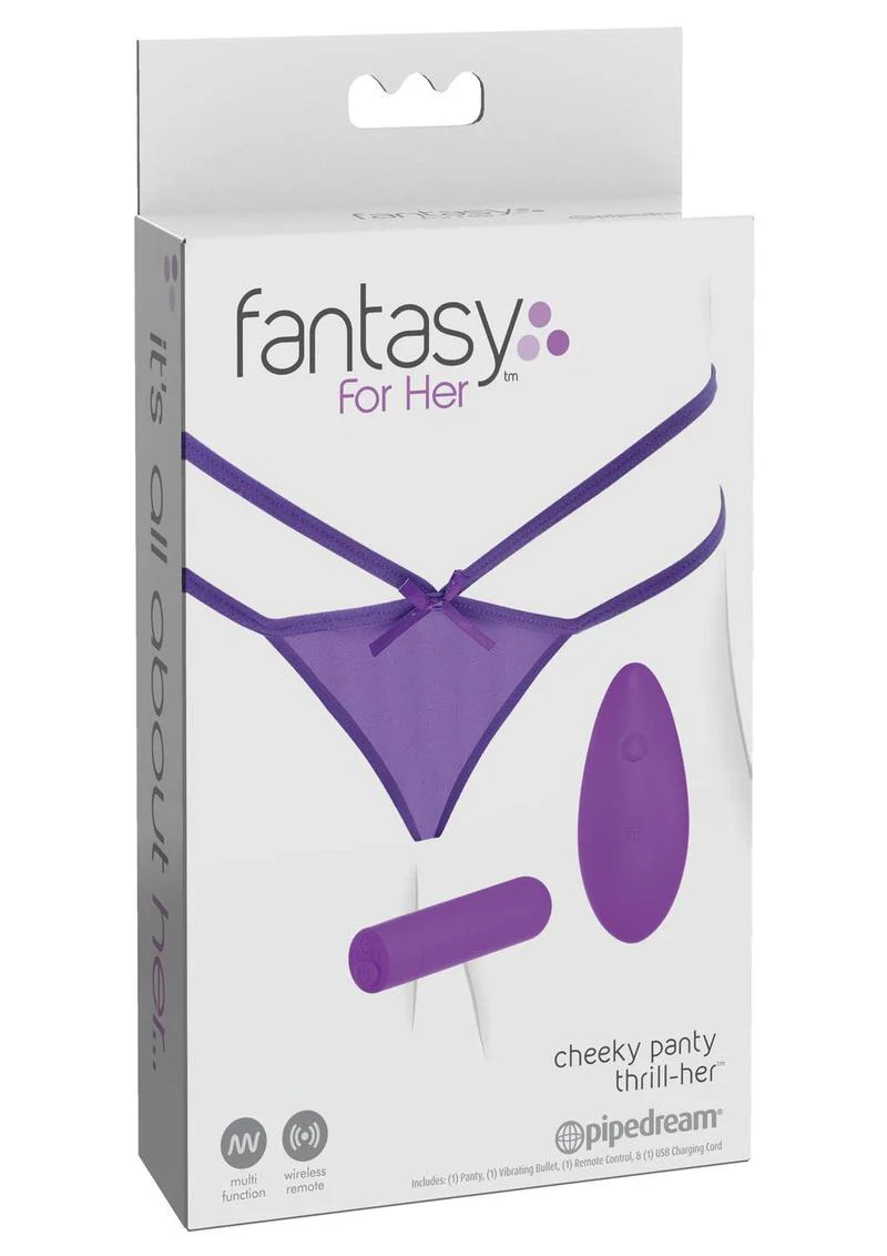 Fantasy For Her Cheeky Panty Thrill-Her with Remote Control - Image 3