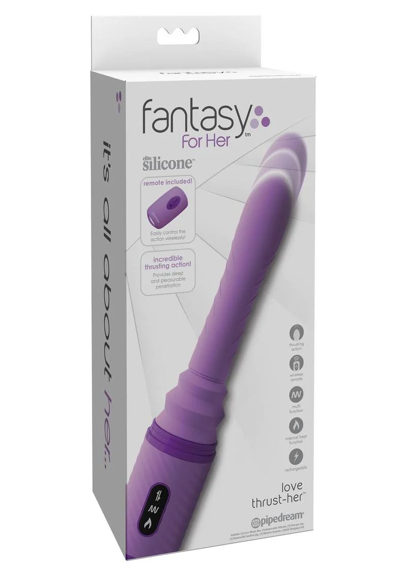 Fantasy For Her Love Thrust-Her Dildo 12in Remote Control - Image 3