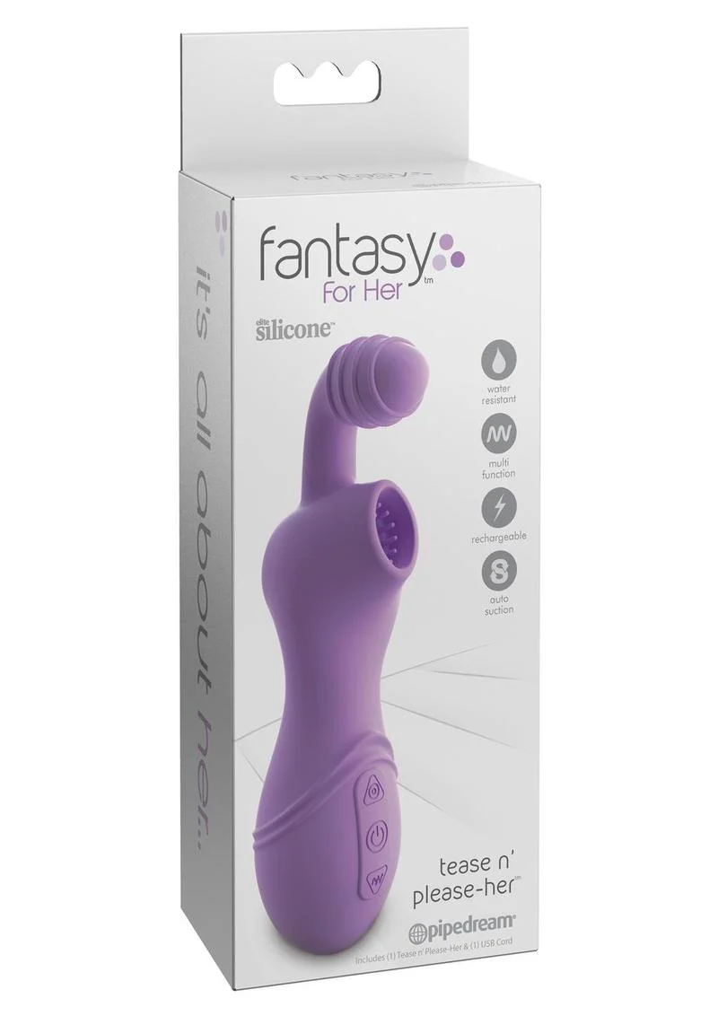 Fantasy For Her Tease N’ Please-Her Rechargeable Clitoral Stimulator - Image 3