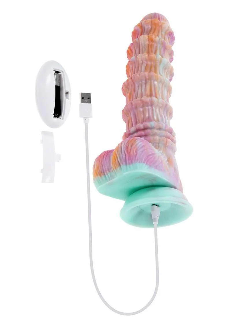 Fantasy Rechargeable Silicone Vibrating Dildo - Image 3