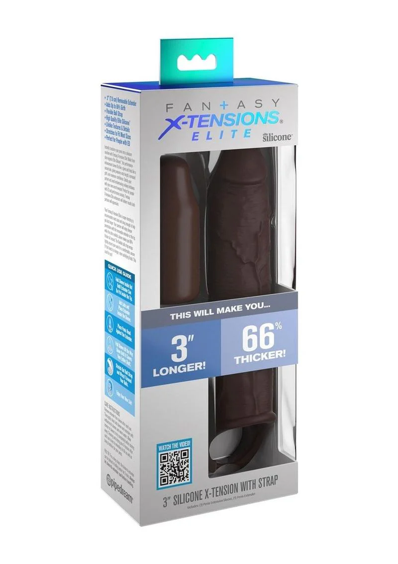 Fantasy X-Tension Elite Silicone Sleeve and Plug - Image 3