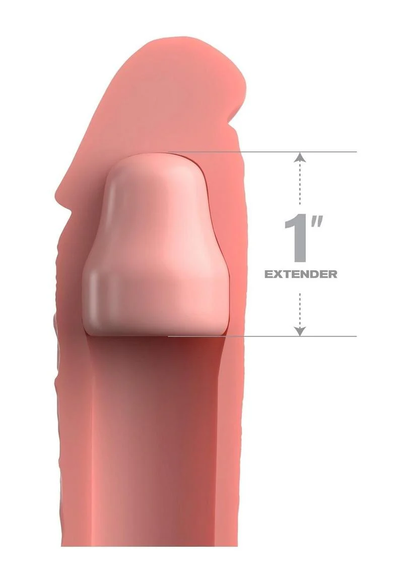 Fantasy X-Tensions Elite 1 Inch Silicone Penis Sleeve Extension - Image 2
