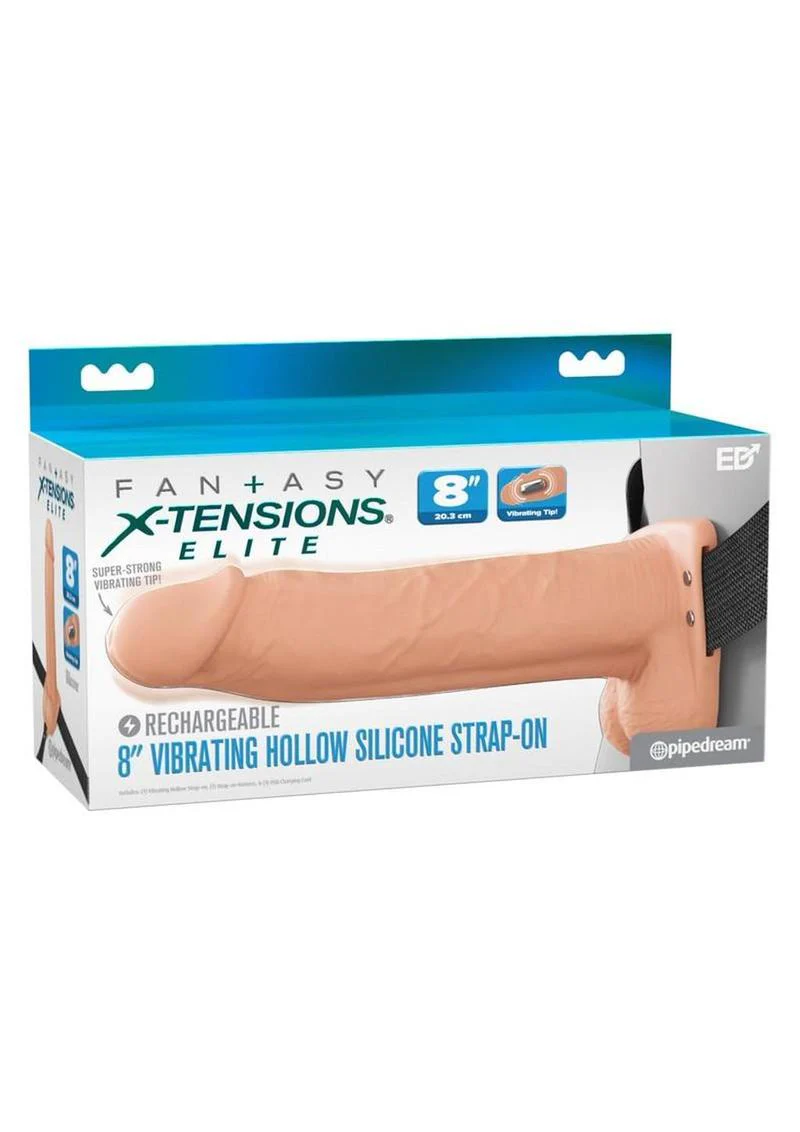 Fantasy X-Tensions Elite Vibrating Hollow Strap-On - Image 24