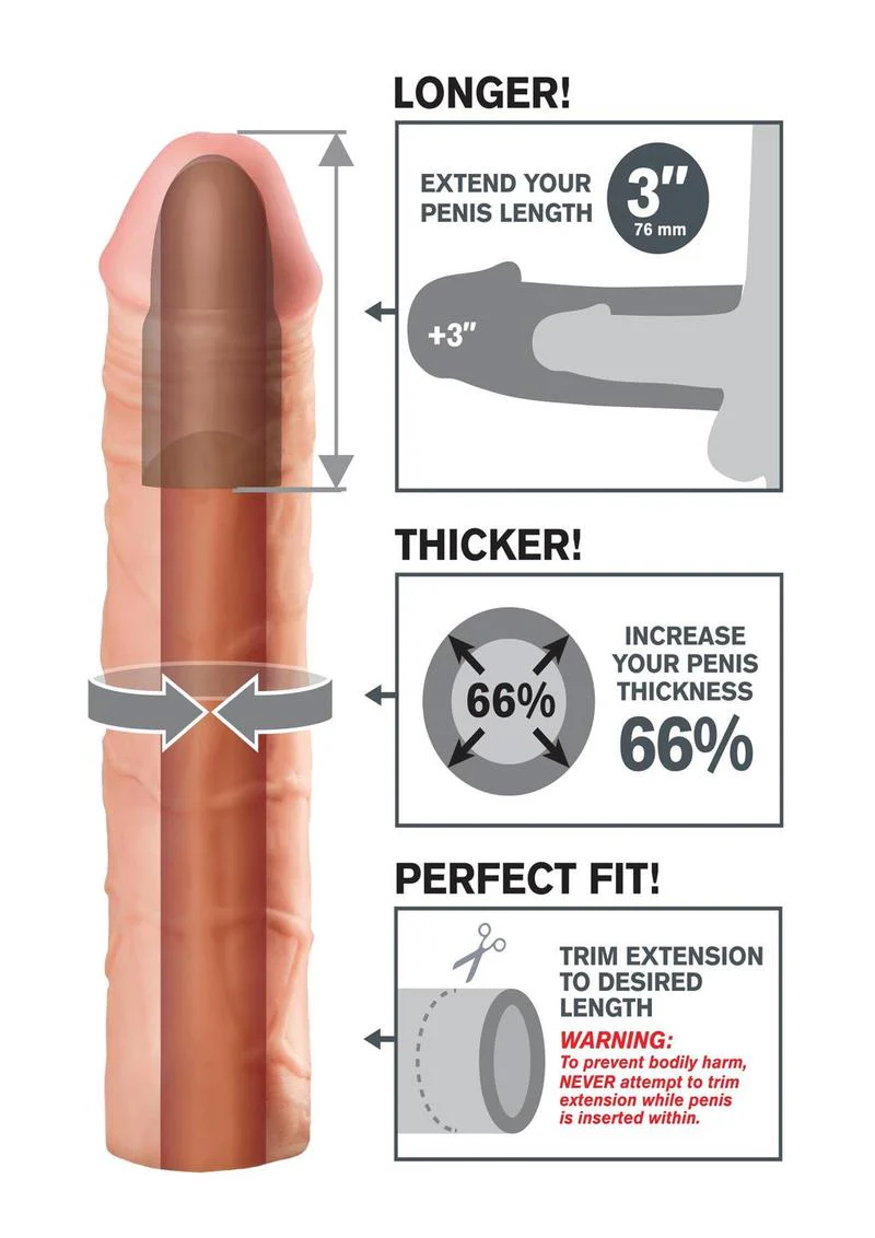 Fantasy X-Tensions Mega 3 Inch Extension Sleeve - Image 4