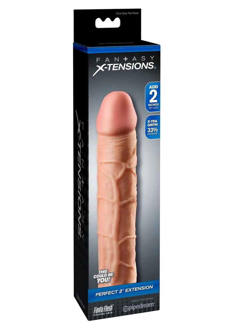 Fantasy X-Tensions Perfect 2in Extension Sleeve Adds Length-Girth - Image 3