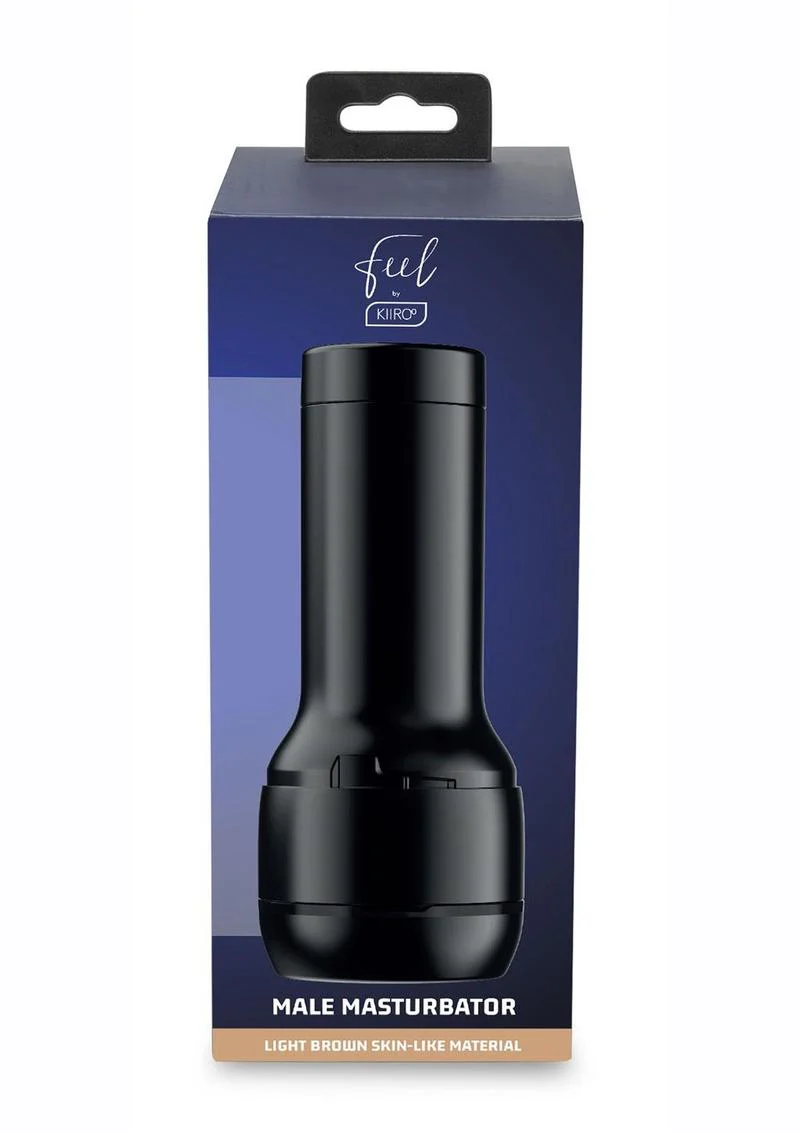Feel Stroker by Kiiroo Light Brown Skin-Like Male Masturbator - Image 12