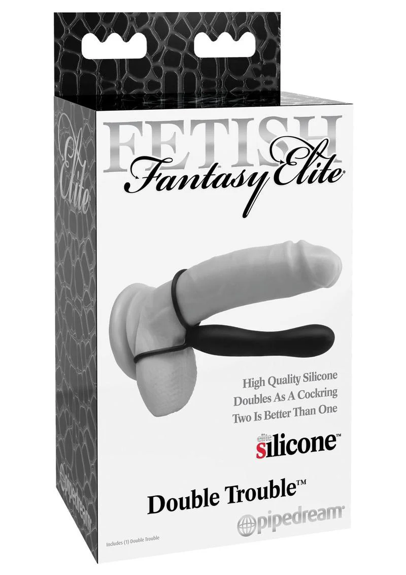 Fetish Fantasy Elite Double Trouble Silicone Strap-On - Image 3