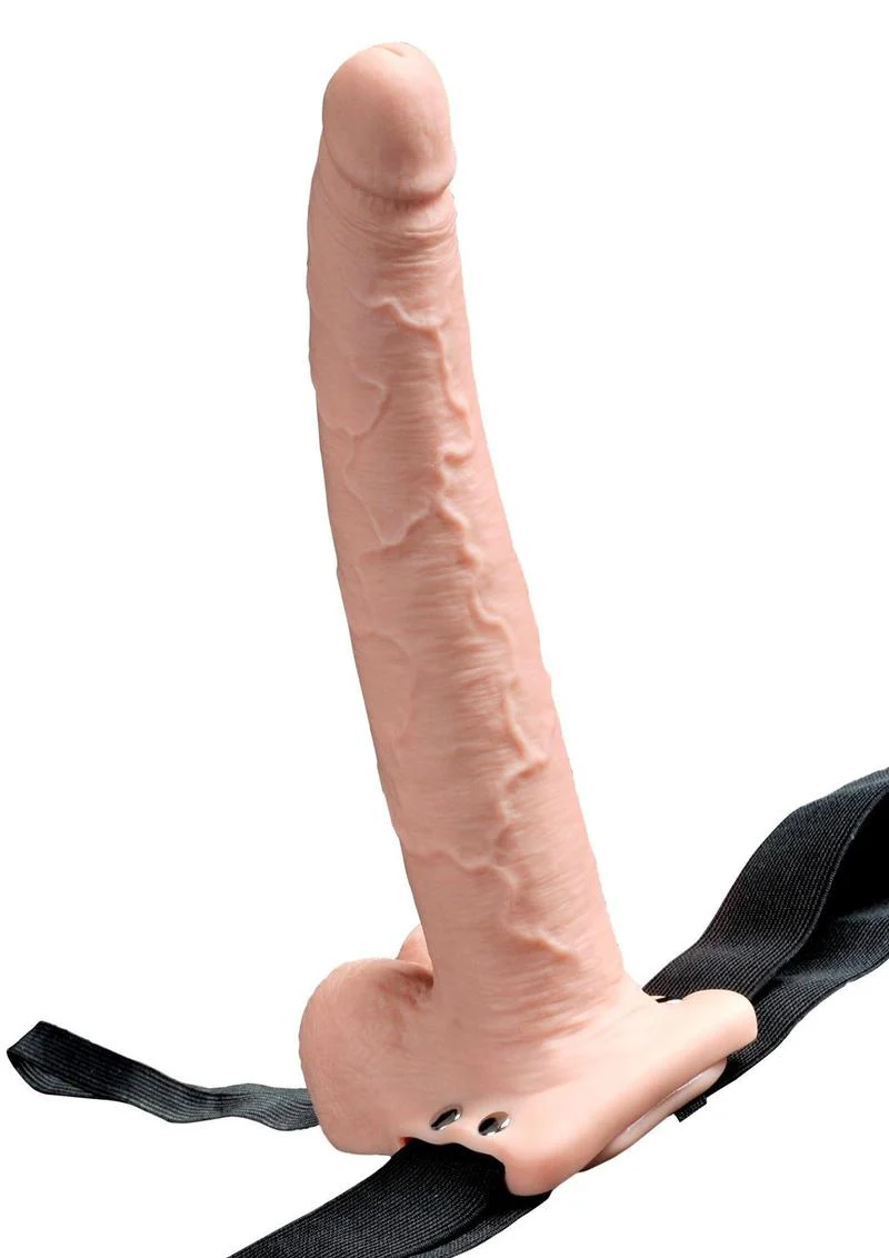 Fetish Fantasy Series Hollow Rechargeable Strap-On With Balls - Image 4