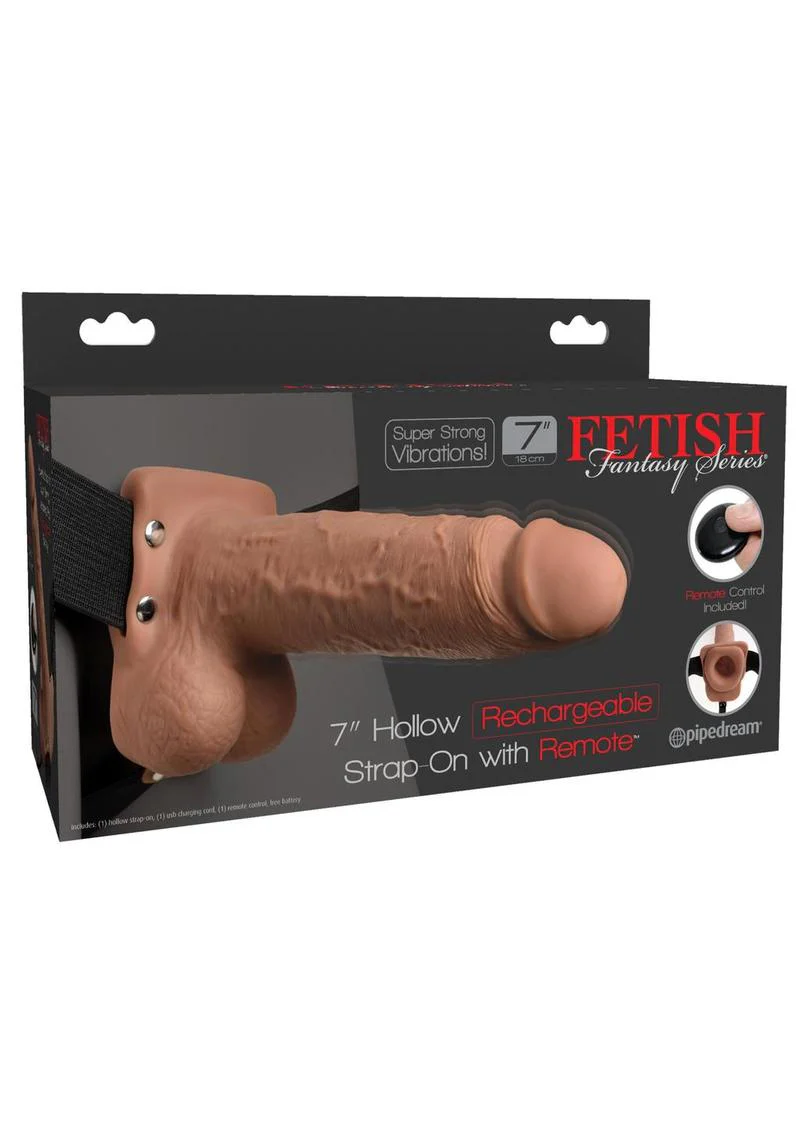Fetish Fantasy Series Hollow Rechargeable Strap-On with Control - Image 3