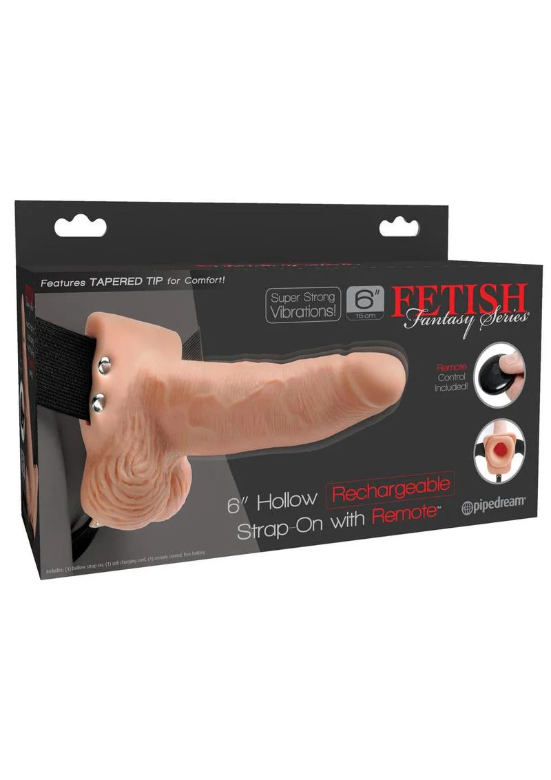 Fetish Fantasy Series Hollow Rechargeable Strap-On with Remote - Image 2