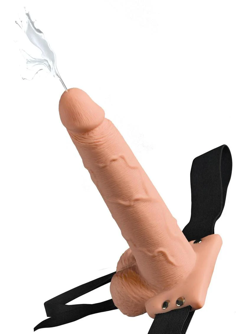 Fetish Fantasy Series Hollow Squirting Strap-On Balls and Harness - Image 3