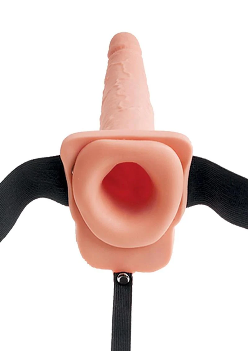 Fetish Fantasy Series Hollow Squirting Strap-On Balls and Harness - Image 4
