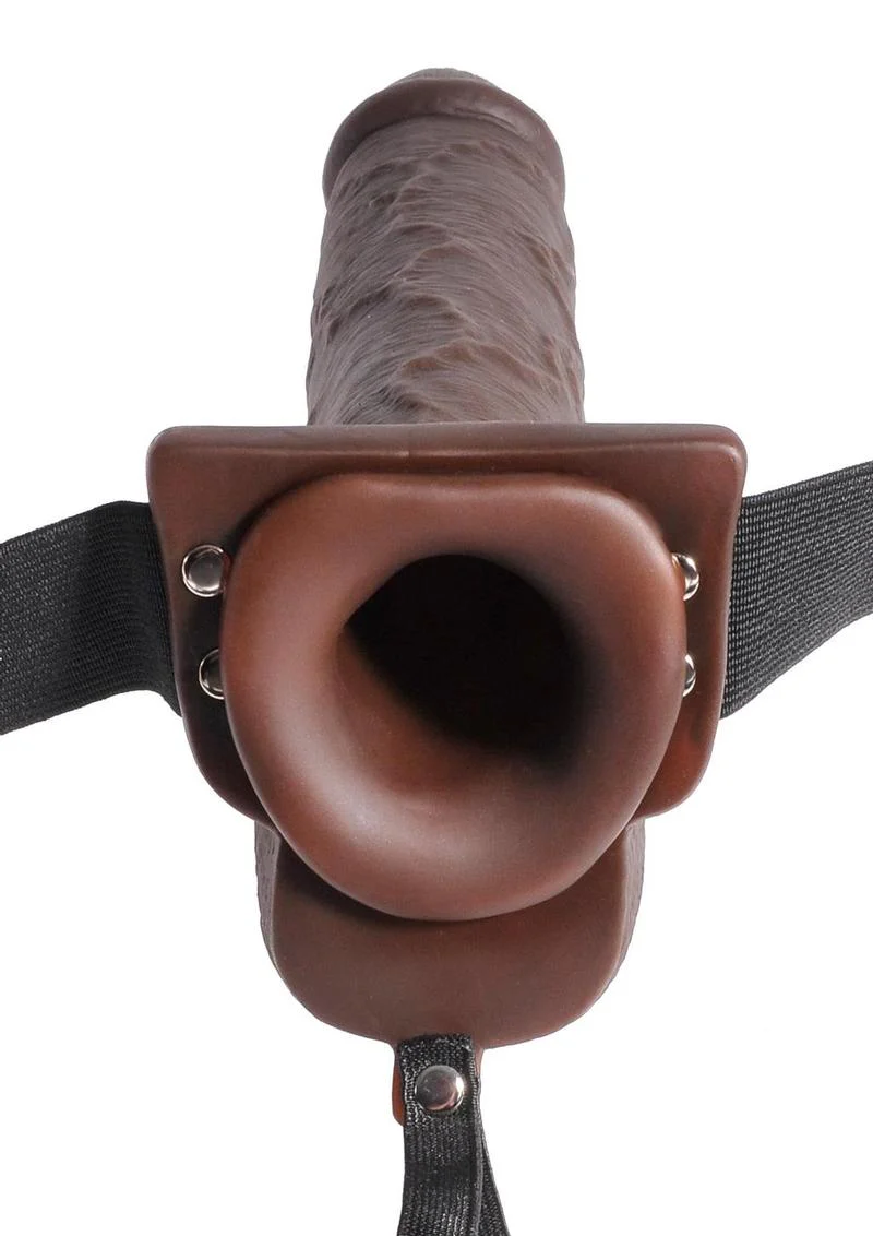 Fetish Fantasy Series Hollow Squirting Strap-On Balls and Harness - Image 6