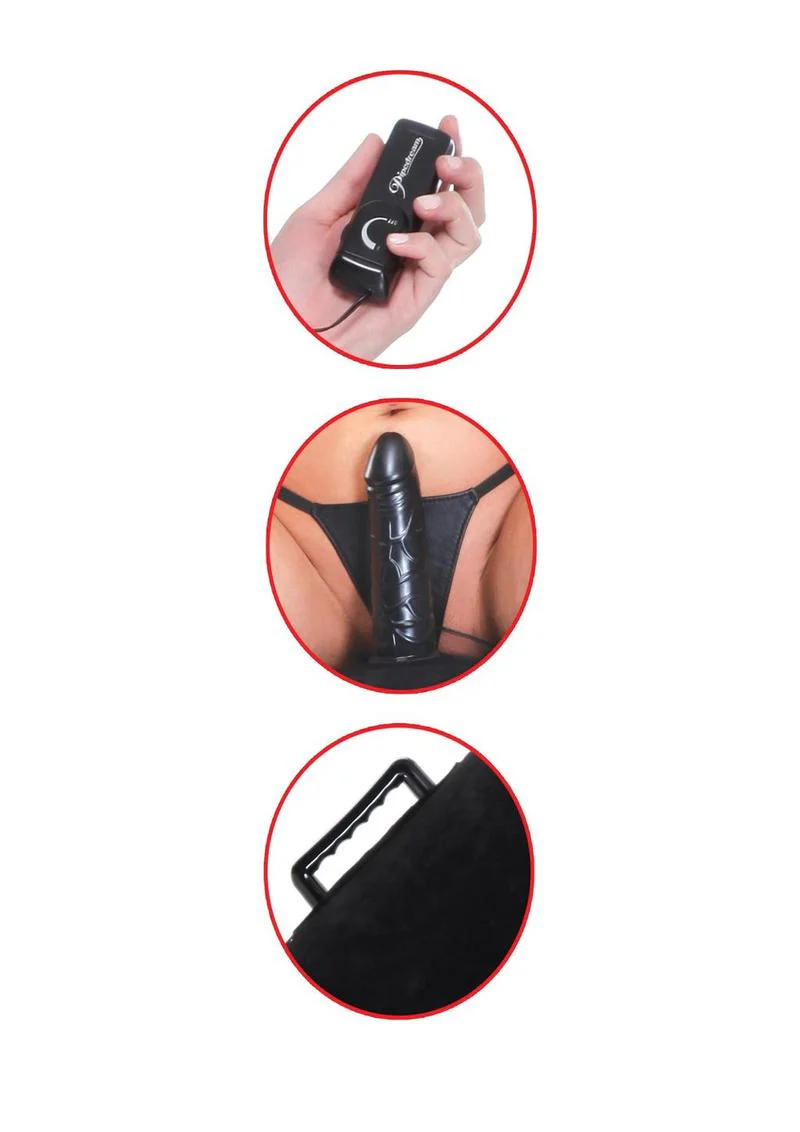 Fetish Fantasy Series Inflatable Luv Log Position Pillow with Vibrating Dildo - Image 2