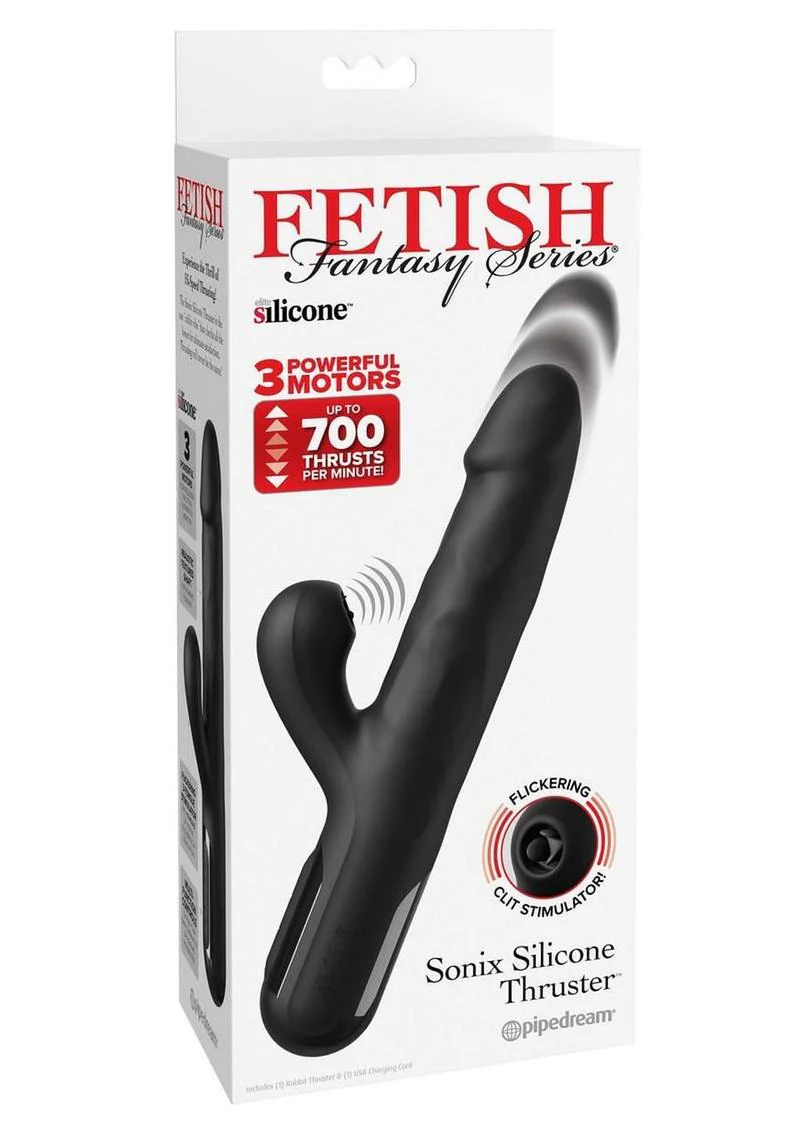 Fetish Fantasy Sonix Silicone Thruster Rabbit Vibrator - Image 4