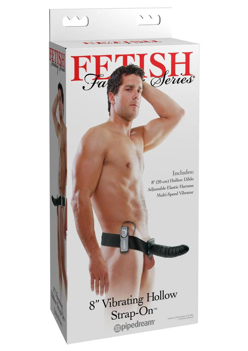 Fetish Fantasy Series Vibrating Hollow Strap-On with Adjustable Harness - Image 7
