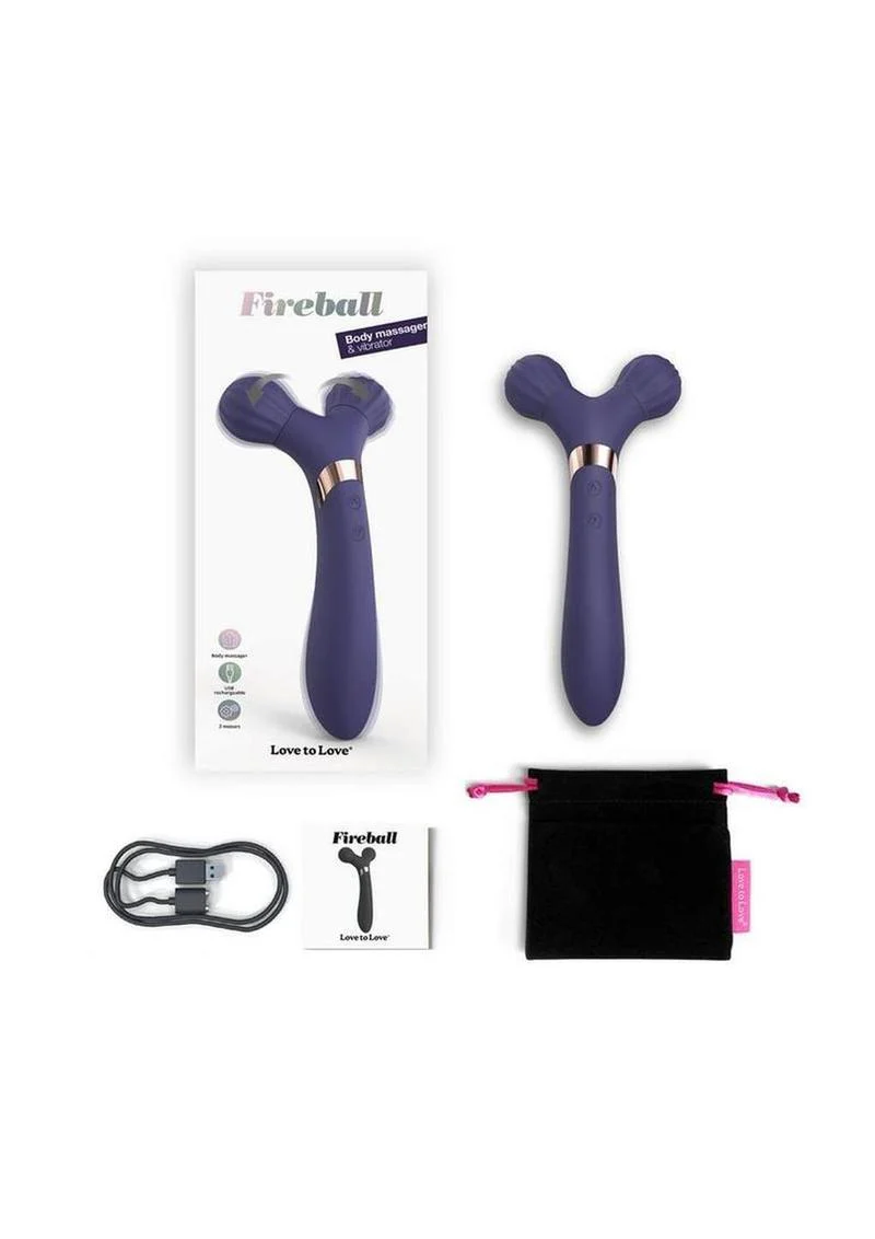 Fireball Rechargeable Body Massager And Vibrator Love to Love Toy - Image 3