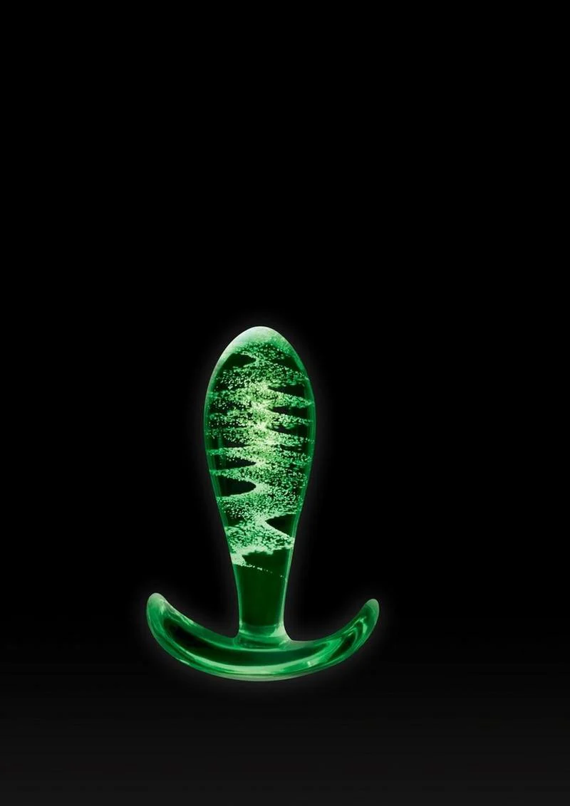 Firefly Ace Glass Plug Glow in the Dark Butt Plug - Image 2