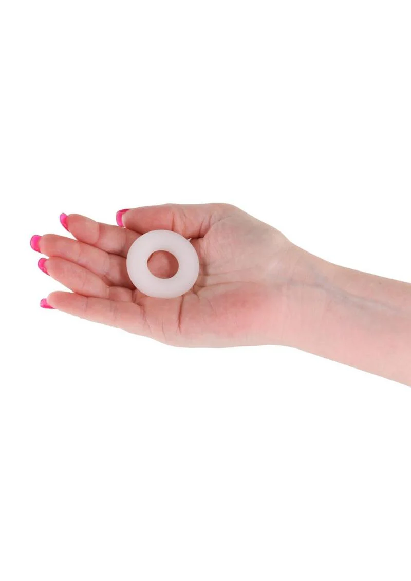 Firefly Glow in the Dark Bubble Single Super Stretchable Silicone Cock Ring - Image 2