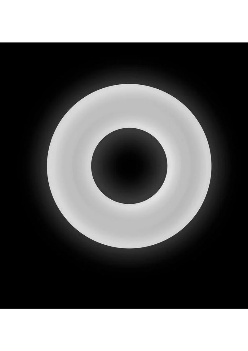 Firefly Glow in the Dark Bubble Single Super Stretchable Silicone Cock Ring - Image 6