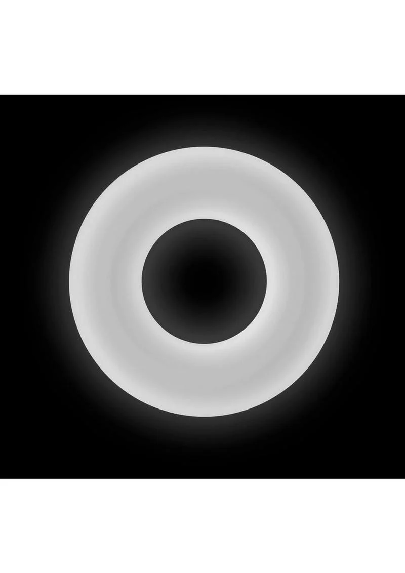 Firefly Glow in the Dark Bubble Single Super Stretchable Silicone Cock Ring - Image 9