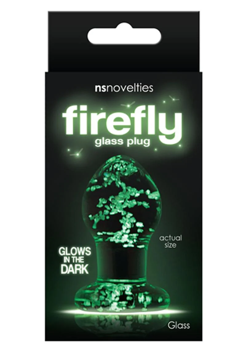 Firefly Glow in the Dark Glass Butt Plug - Image 2
