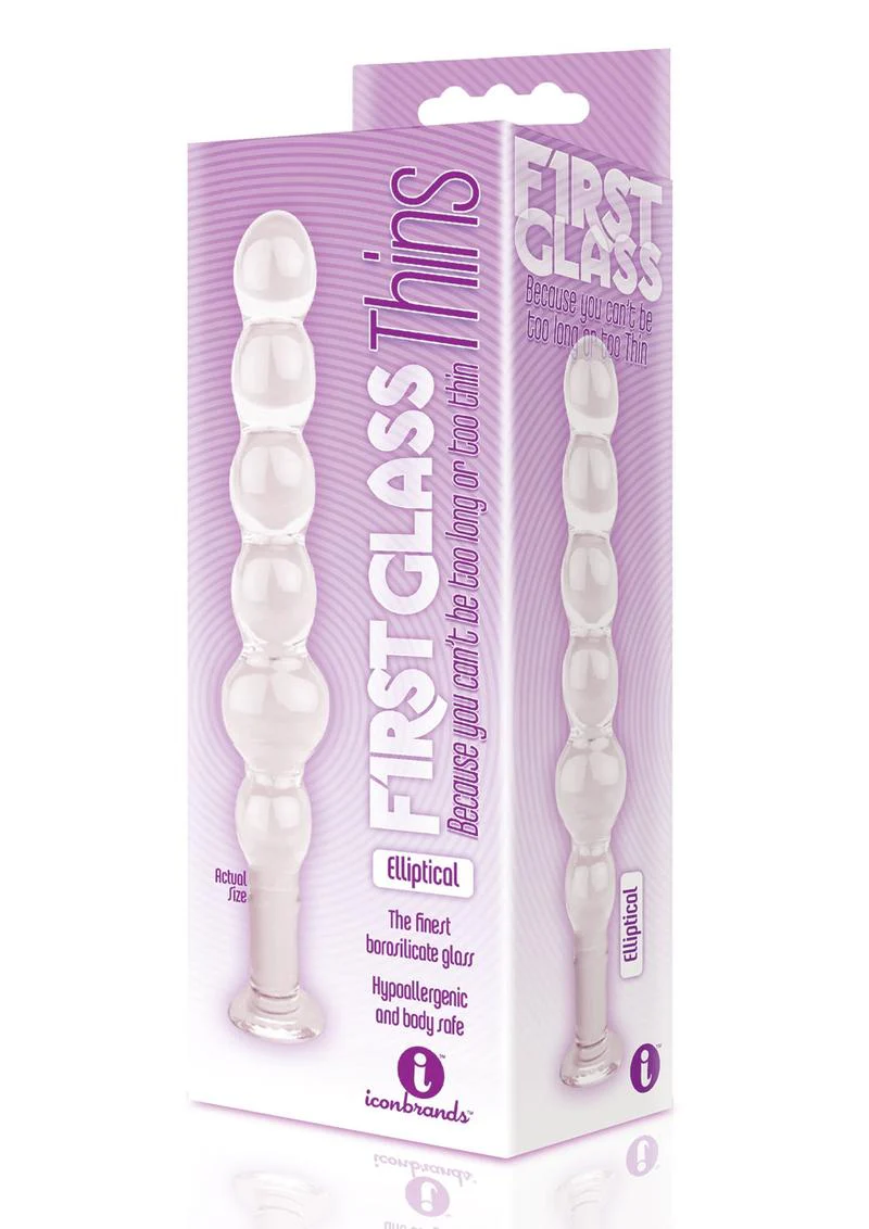 First Glass Thins Elliptical Glass Plug - Image 2